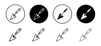 Trowel Icon vector