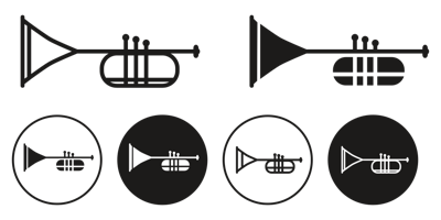 Trumpet Icon vector
