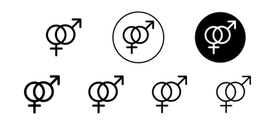 Unisex Icon vector