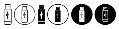 USB Icon vector