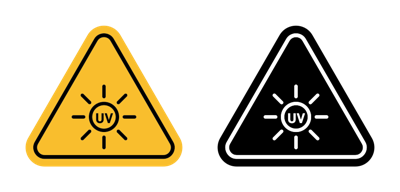 Uv Light Do Not Look Sign vector