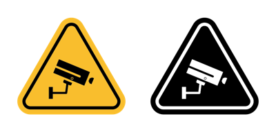 Video Surveillance Sign vector