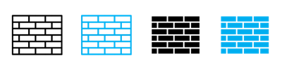 Wall Icon vector