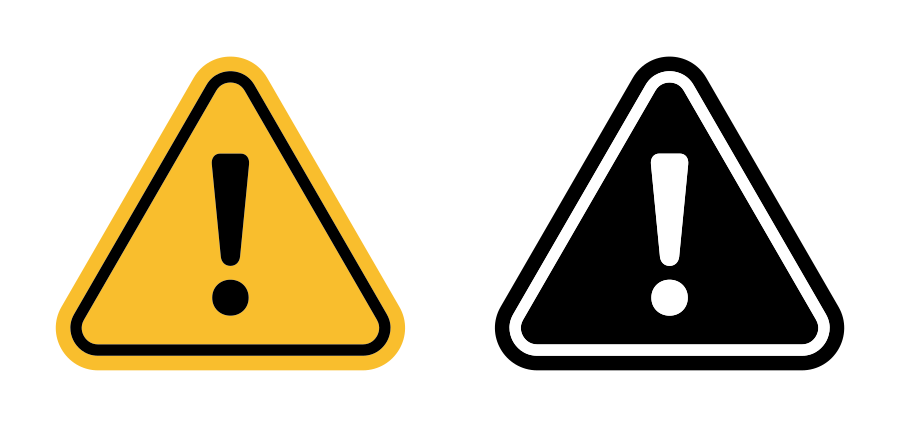 Warning Attention Sign Icon SVG