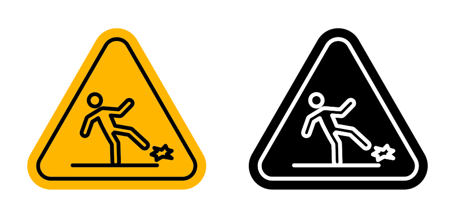 Wet Floor Sign 2 Icon SVG