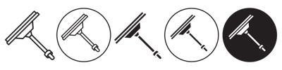 Window Squeegee Icon vector