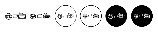 Wire Transfer Icon vector