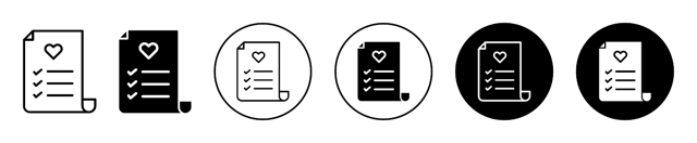 Wish List Icon vector