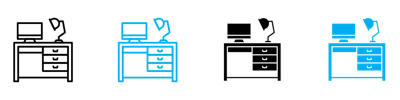 Workplace Icon vector