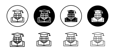 World University Icon vector